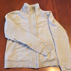 Lululemon front full-zip sweatshirt.